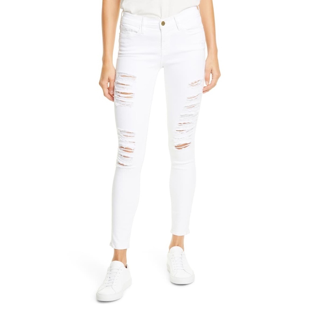 Frame Le Color ripped skinny jeans 24